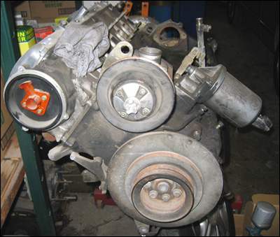 [Front of engine]